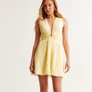Abercrombie Yellow Sleeveless Dress